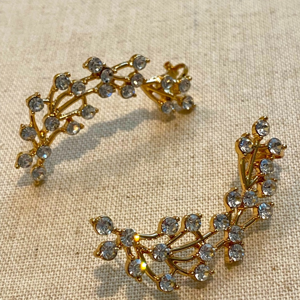 Statement Rhinestone Earring Crawler - image 1